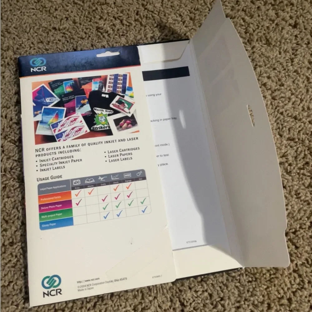 Satin finish glossy photo paper